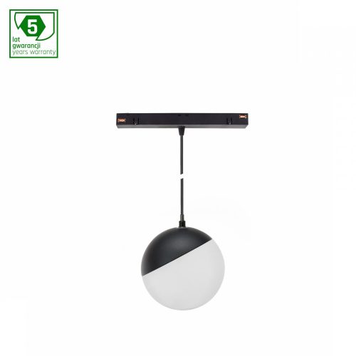 SYSTEM SHIFT SMART- GLOBE P SUSPENDED SPHERE TRACK LIGHT  FI100 (815MM CABLE) 5W 165DEG BLACK CCT/DIM 5 Y WARRANTY