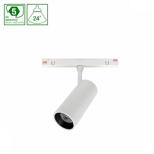 SYSTEM SHIFT SMART- SPOT M TRACK LIGHT FI44X161X106MM 10W 24DEG WHITE CCT/DIM 5 Y WARRANTY