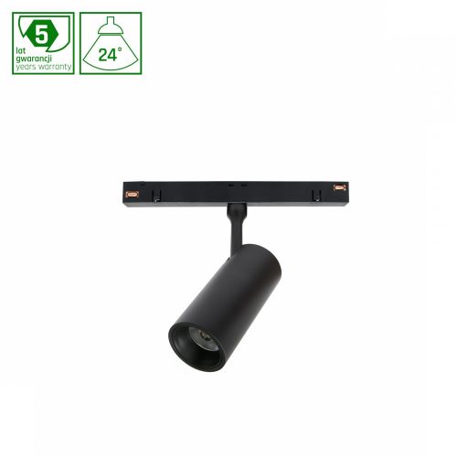 SYSTEM SHIFT SMART- SPOT S TRACK LIGHT FI35X142X106MM  6W 24DEG BLACK CCT/DIM 5 Y WARRANTY