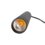 SYSTEM SHIFT - HANGIT pendant track light 40x297 (935mm cable) 12W 25deg black 5y warranty 2 circuits