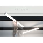 SYSTEM SHIFT - BEAM track light 28x400x75mm 12W 150deg black 5y warranty 2 circuits