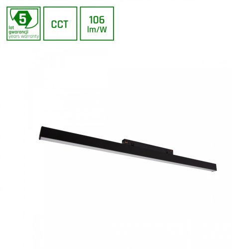 SYSTEM SHIFT CCT- LINE M LINEAR FIXTURE 602X23X42MM 17W 100DEG BLACK CCT SWITCH 5YW