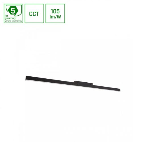 SYSTEM SHIFT CCT- LINE L TRACK LIGHT 902X23X42MM 22W 100DEG BLACK CCT SWITCH 5Y WARRANTY