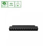 SYSTEM SHIFT - GRID S track light 204x23x42mm 12W 35deg black 5y warranty 2 circuits