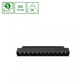 SYSTEM SHIFT - GRID S track light 204x23x42mm 12W 35deg black 5y warranty 2 circuits   SYSTEM SHIFT - GRID S track light 204x23x42mm 12W 35deg black 5y warranty 2 circuits