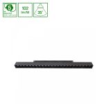 SYSTEM SHIFT - GRID L track light 404x23x42mm 22W 35deg black 5y warranty 2 circuits