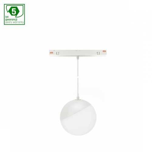SYSTEM SHIFT SMART- GLOBE P SUSPENDED SPHERE TRACK LIGHT  FI100 (815MM CABLE) 5W 165DEG WHITE CCT/DIM 5 Y WARRANTY