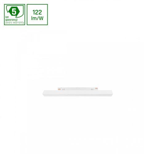 SYSTEM SHIFT - LINE S track light 304x23x42mm 8W 100deg white 5y warranty 2 circuits
