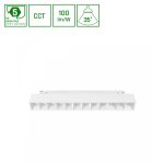SYSTEM SHIFT CCT- GRID S TRACK LIGHT 220X23X42 12W 40DEG WHITE CCT SWITCH 5Y WARRANTY 2F