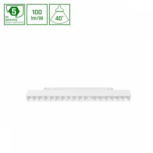 SYSTEM SHIFT SMART- GRID M TRACK LIGHT 303MM 17W 35DEG WHITE CCT/DIM 5 Y WARRANTY