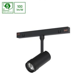 SHIFT SYSTEM - SPOT ZOOM S RAILTRACK FIXTURE fi35x80mm 5W BLACK 5YW DALI   SHIFT SYSTEM - SPOT ZOOM S RAILTRACK FIXTURE fi35x80mm 5W BLACK 5YW DALI