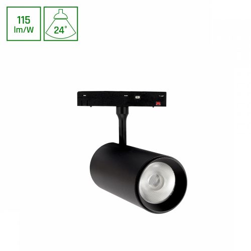SYSTEM SHIFT BASIC - SPOT L LUMINAIRE  DIRECTIONAL 55X120X180MM 20W 3000K BLACK