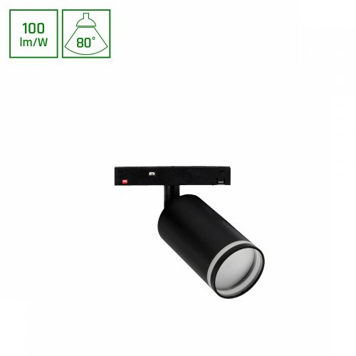 SYSTEM SHIFT BASIC - SPOT S RING LUMINAIRE  DIRECTIONAL 55X100X160MM 6W 3000K BLACK