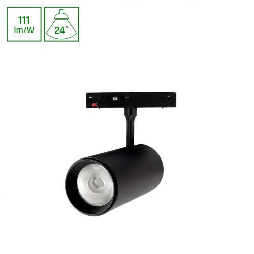 SYSTEM SHIFT BASIC - SPOT L LUMINAIRE  DIRECTIONAL 55X120X180MM 20W 2700K BLACK