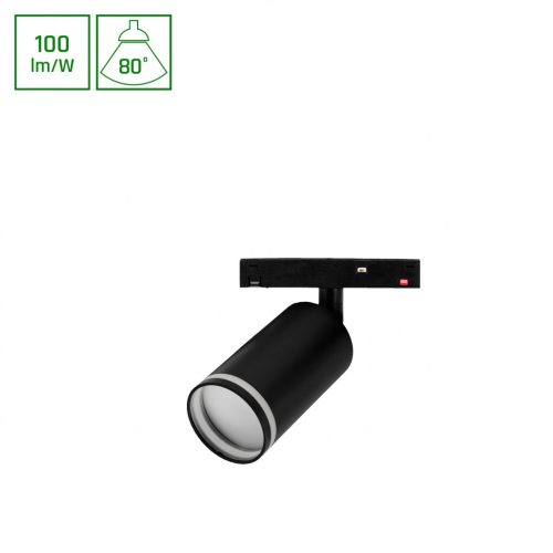 SYSTEM SHIFT BASIC - SPOT S RING LUMINAIRE  DIRECTIONAL 55X100X160MM 7W 4000K BLACK