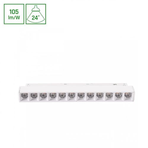 SYSTEM SHIFT BASIC - GRID S LINEAR LUMINAIRE 220MM 12W 2700K WHITE