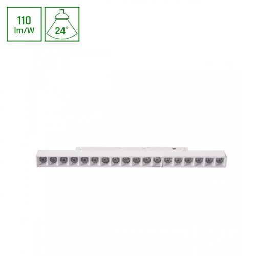 SYSTEM SHIFT BASIC - GRID M LINEAR LUMINAIRE 330MM 18W 2700K WHITE
