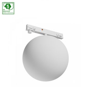SYSTEM SHIFT NANO - GLOBE SHPERE TRACKLIGHT 100x120MM 7W WHITE 5Y WARRANTY   SYSTEM SHIFT NANO - GLOBE SHPERE TRACKLIGHT 100x120MM 7W WHITE 5Y WARRANTY