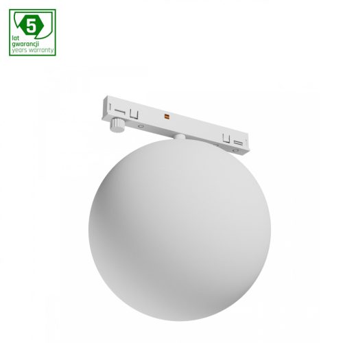 SYSTEM SHIFT NANO - GLOBE SHPERE TRACKLIGHT 100x120MM 7W WHITE 5Y WARRANTY
