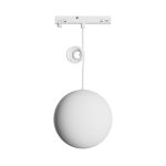 SYSTEM SHIFT NANO - GLOBE P SHPERE TRACKLIGHT PENDANT 100+1000MM CABLE 7W WHITE 5Y WARRANTY