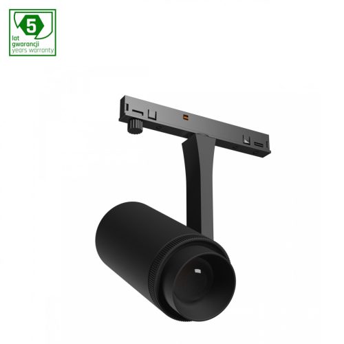 SYSTEM SHIFT NANO - SPOT ZOOM TRACKLIGHT 40x80x145MM 7W 15-45DEG BLACK 5Y WARRANTY