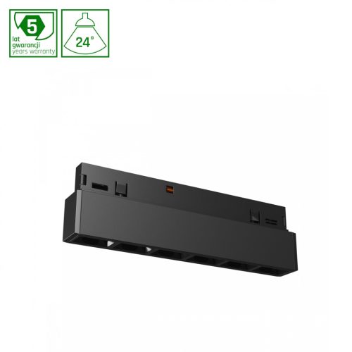 SYSTEM SHIFT NANO - GRID XS LINEAR TRACKLIGHT 100X12X30MM 6W 24DEG BLACK 5Y WARRANTY