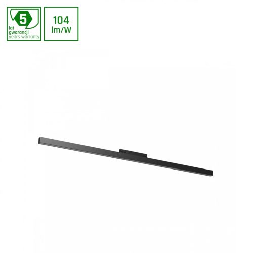 SYSTEM SHIFT NANO - LINE M LINEAR TRACKLIGHT 600X12X30MM 20W 100DEG BLACK 5Y WARRANTY