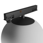 SYSTEM SHIFT NANO - GLOBE SHPERE TRACKLIGHT 100x120MM 7W BLACK 5Y WARRANTY