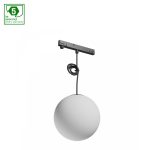 SYSTEM SHIFT NANO - GLOBE P SHPERE TRACKLIGHT PENDANT 100+1000MM CABLE 7W BLACK 5Y WARRANTY
