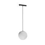 SYSTEM SHIFT NANO - GLOBE P SHPERE TRACKLIGHT PENDANT 100+1000MM CABLE 7W BLACK 5Y WARRANTY