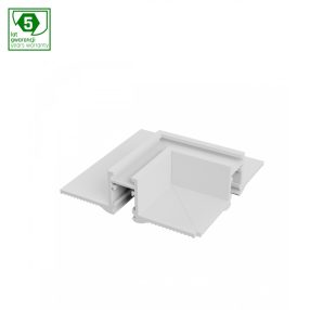 SYSTEM SHIFT NANO - CONNECTOR "L" HORIZONTAL TRIMLESS WHITE   SYSTEM SHIFT NANO - CONNECTOR "L" HORIZONTAL TRIMLESS WHITE