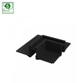 SYSTEM SHIFT NANO - CONNECTOR "L" HORIZONTAL TRIMLESS BLACK   SYSTEM SHIFT NANO - CONNECTOR "L" HORIZONTAL TRIMLESS BLACK