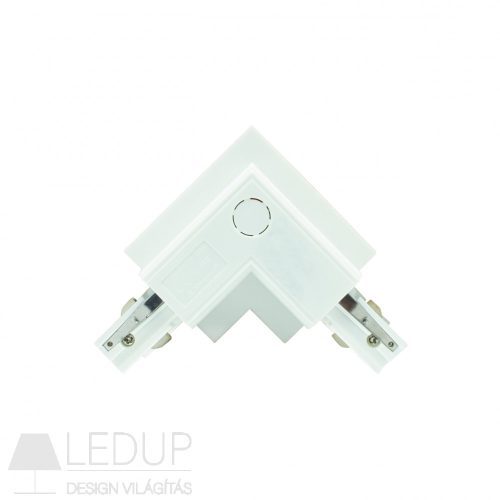 SPS Recessed connector L right, white  SPECTRUM