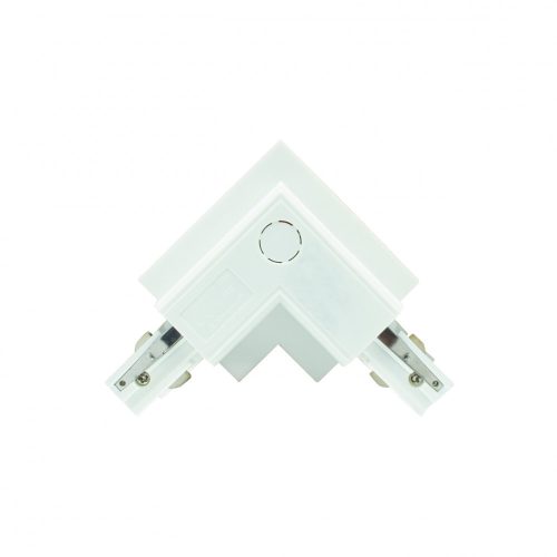 SPS Recessed connector L right, white  SPECTRUM