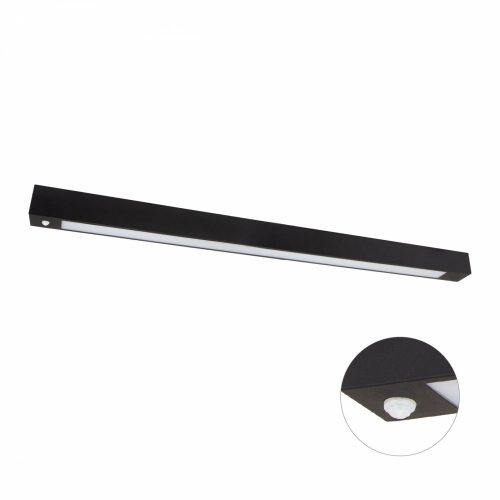 ALLDAYLED TUBE 1200 250V 1250X65X70MM BLACK WITH PIR SENSOR (gyártásos)