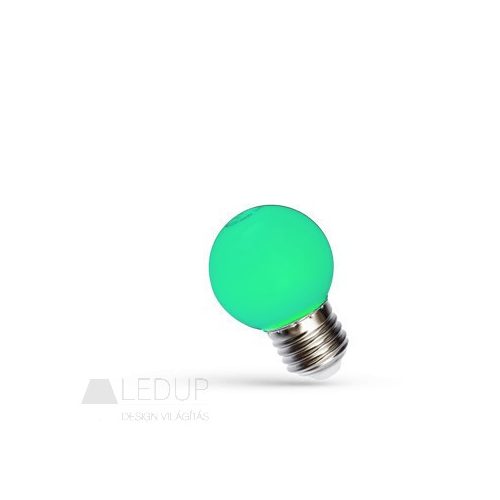 LED Kisgömb E27 230V 1W zöld