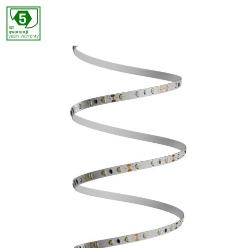 LED szalag 2835 12V 60LED 4,8W/m 336lm/m WW 8mm IP20 5YR 5m roll
