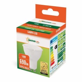 LED GU10 230V 9W SMD 110° WW