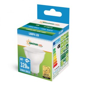 LED GU10 230V 4W SMD 120° CW