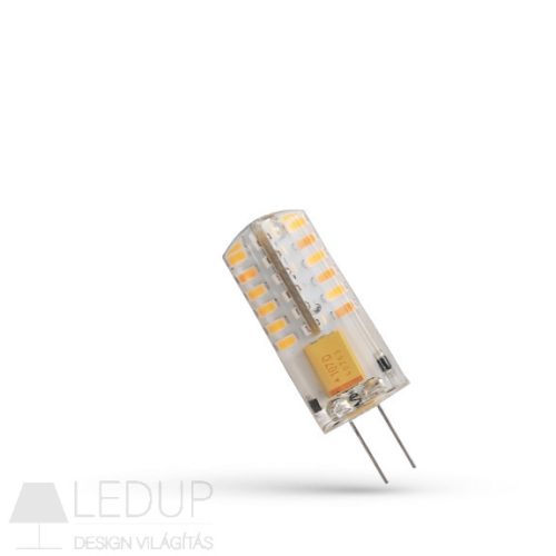 LED G4 szilikonos kapszula 12V 2W WW 13,5x36,5mm