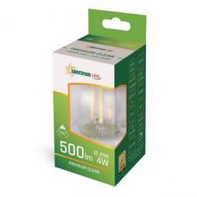 LED Kisgömb E27 230V 4W COG WW Üveg LED Kisgömb E27 230V 4W COG WW Üveg