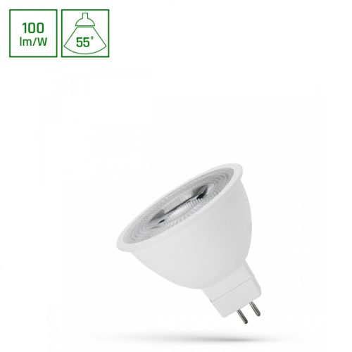 LED MR16 12V 4W SMD 55 DEGREES CW WITH LENS SPECTRUM