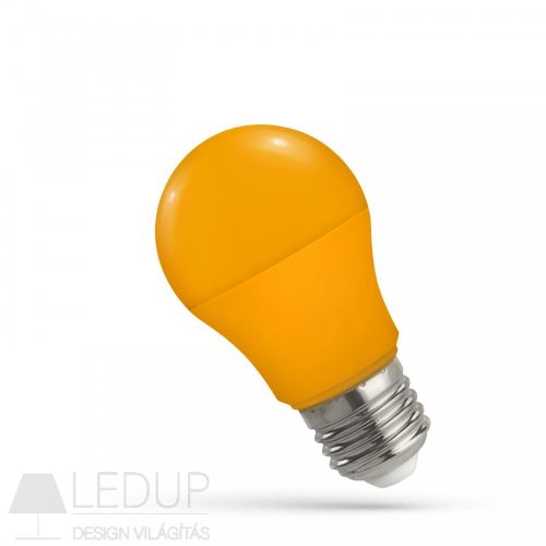 SpectrumLED E27 LED villanykörte, „izzó" 5W  narancs