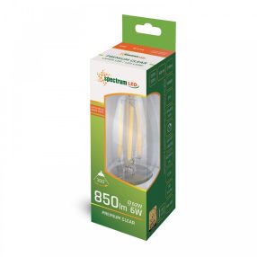 LED gyertya E14 230V 6W COG WW üveg LED gyertya E14 230V 6W COG WW üveg