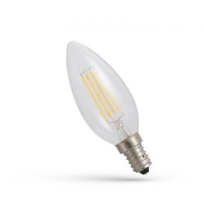 LED gyertya E14 230V 5,5W COG NW üveg LED gyertya E14 230V 5,5W COG NW üveg