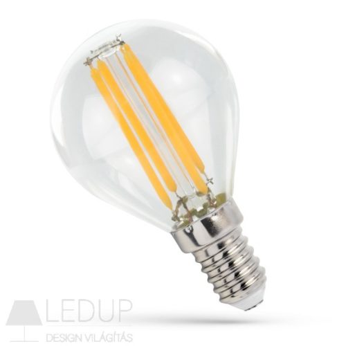 SpectrumLED E14 LED Filament „izzók 6W 850lm Meleg fehér