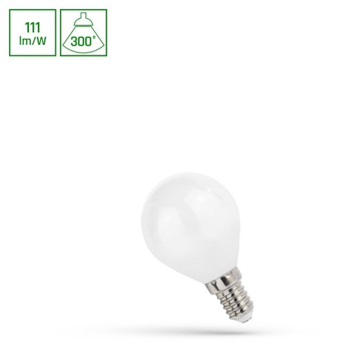 LED BALL P45 E-14 230V 5,5W COG WW MILKY SPECTRUM