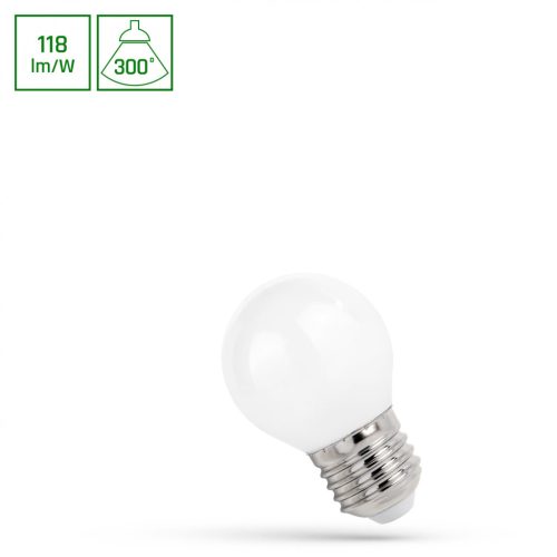 LED BALL P45 E-27 230V 5,5W COG NW MILKY SPECTRUM