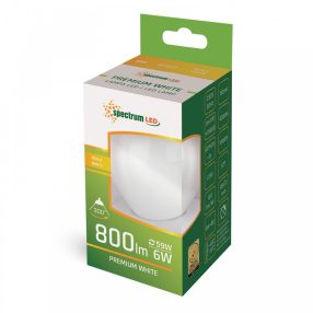 LED kisgömb E27 230V 6W COG NW fehér LED kisgömb E27 230V 6W COG NW fehér