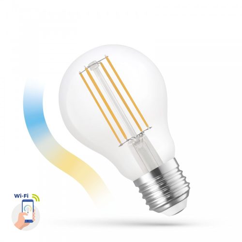 SpectrumLED E27 LED villanykörte, „izzó" 5W 560lm CCT+DIMM